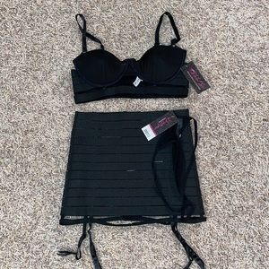 Oh LaLa Cheri bandage bra & bandage skirt